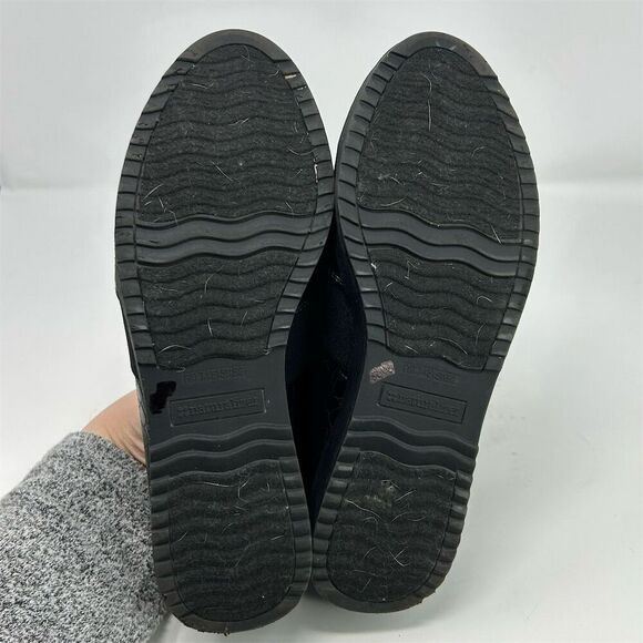 Naturalizer Suma Black Faux Leather Croc Print Slip-On Loafers Size 8 Casual - Picture 9 of 12